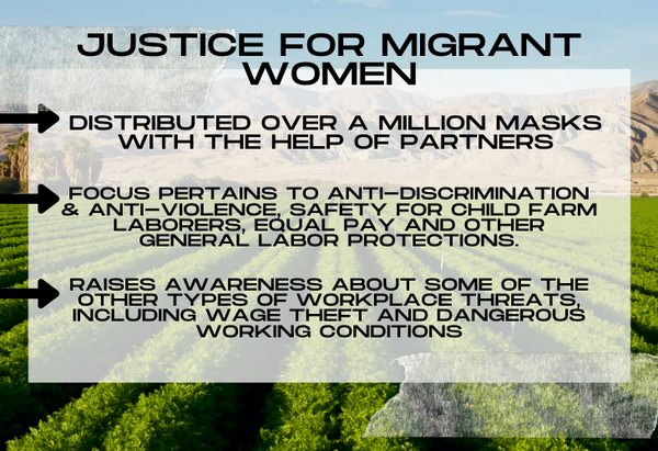 Justice for Migrant Women 3 points