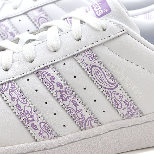 adidas superstar purple white