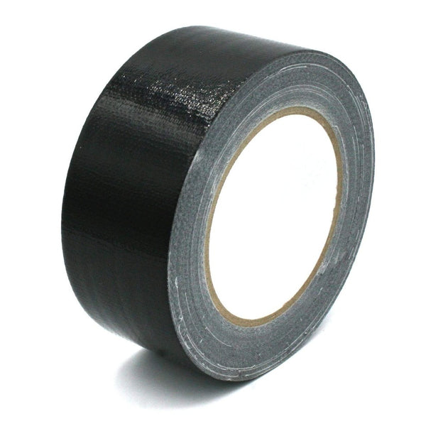 36 ROLLS OF STRONG BLACK DUCT CLOTH GAFFA TAPE 50MM X 50METRE 75 MICRON GAFFER 