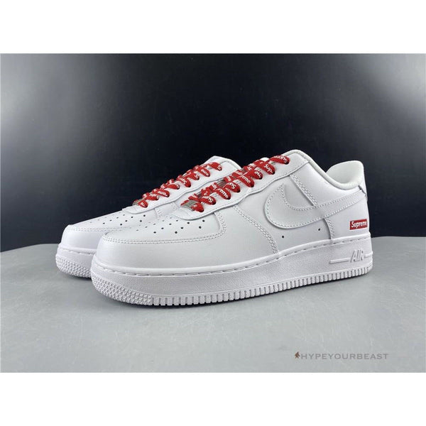 white nike supreme shoes