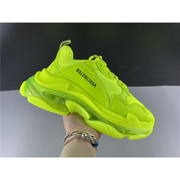 Triple S Sneaker For Sale Neon Yellow | Balenciaga Triple S Sneaker Women's – HypeYourBeast