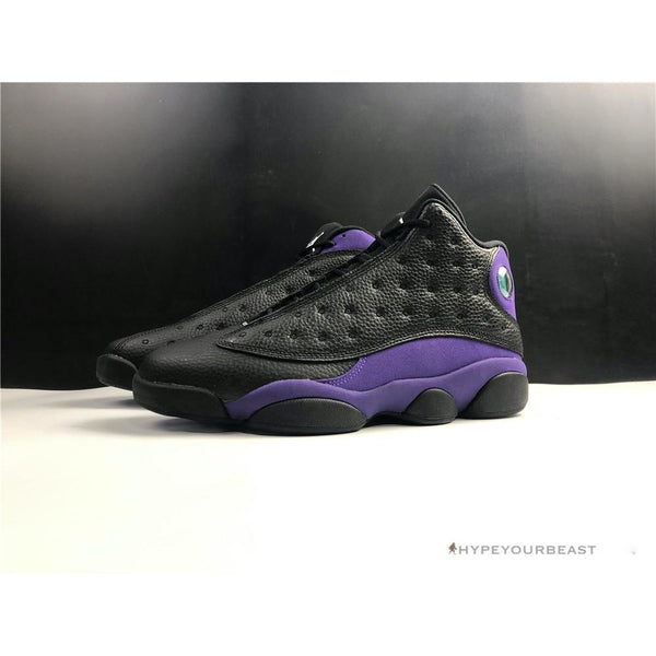 jordan retro 13 purple and black