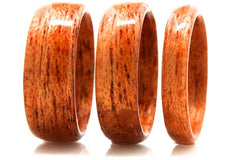 Mahogany wood rings