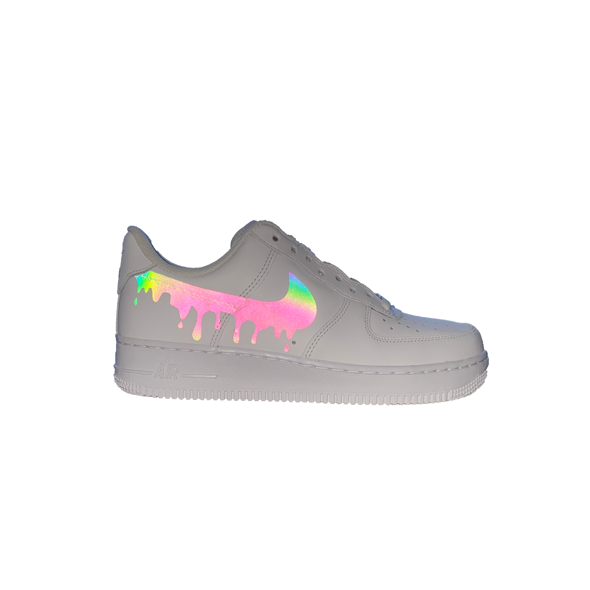 rainbow reflective air force 1