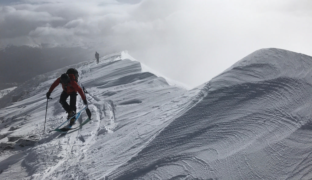 mount quandary ski tour summit transition