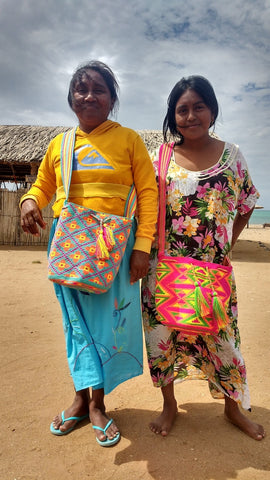 Ana and Yackeline, two Wayuu Artisans and Women Leaders of the Community