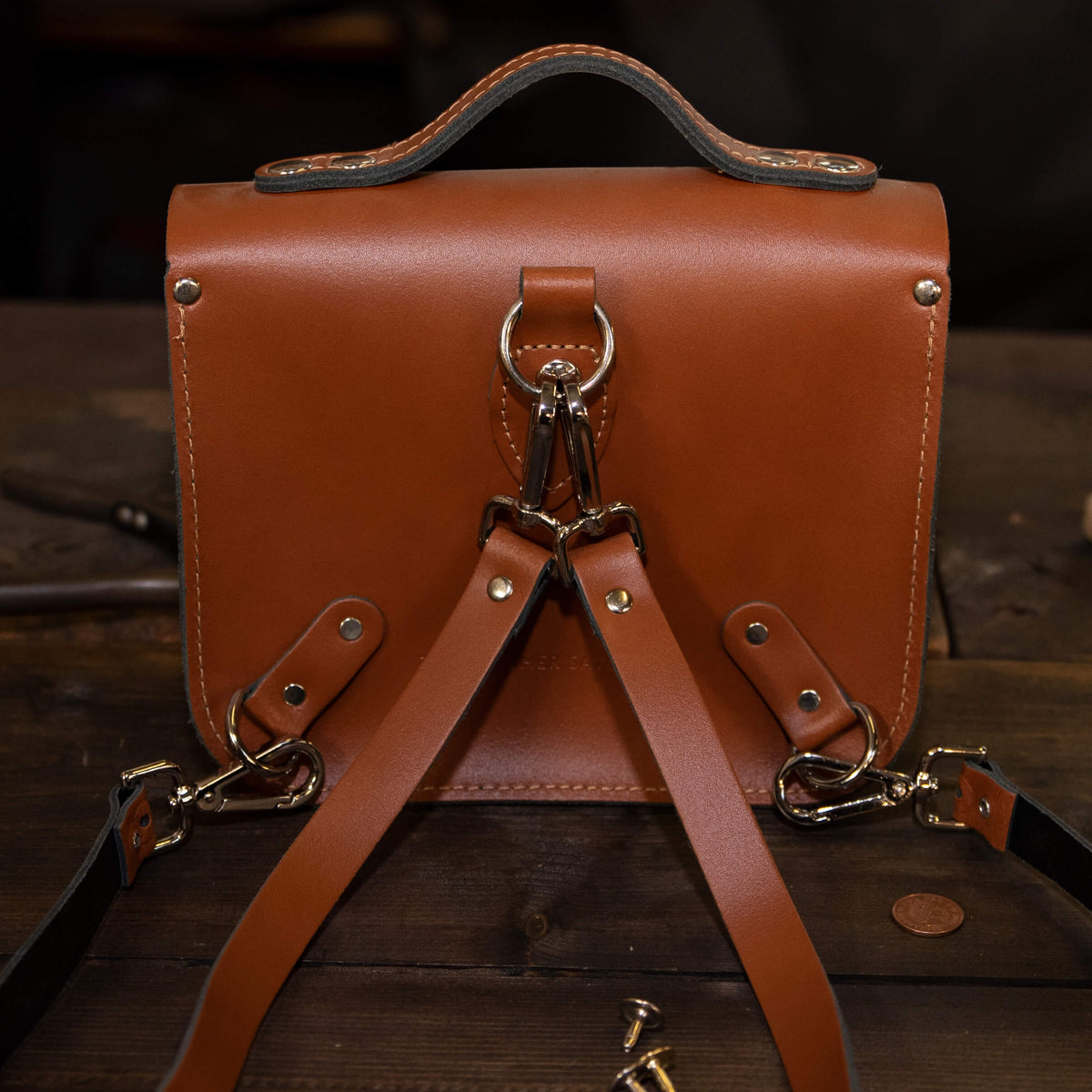 leather briefcase strap