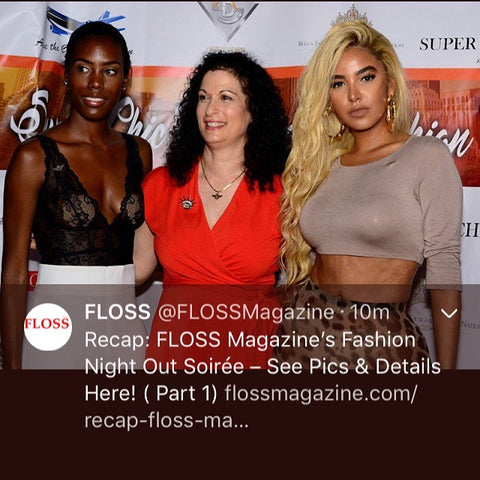 Michele Benjamin featured in Floss Magazine Sept 2018 NY Fashion Week 