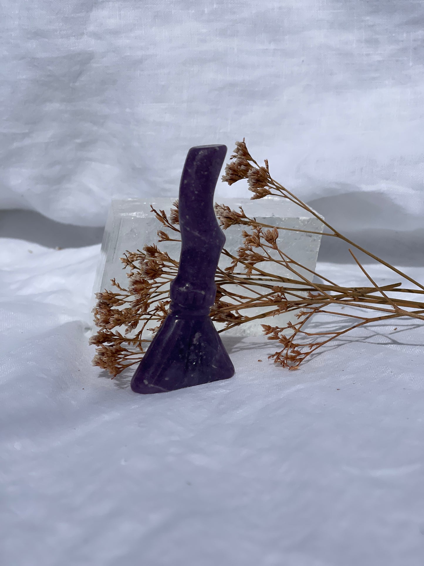 Lepidolite Witch Broom