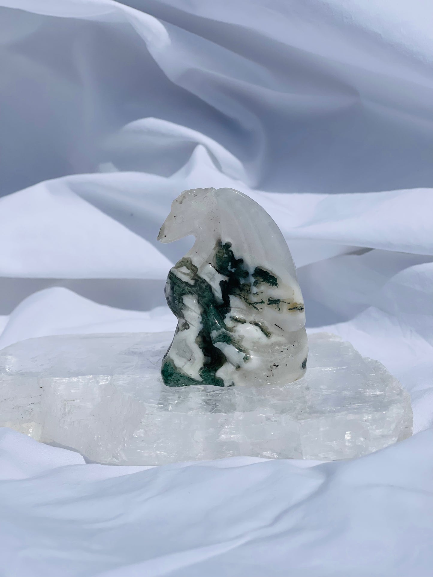Moss Agate Dragon