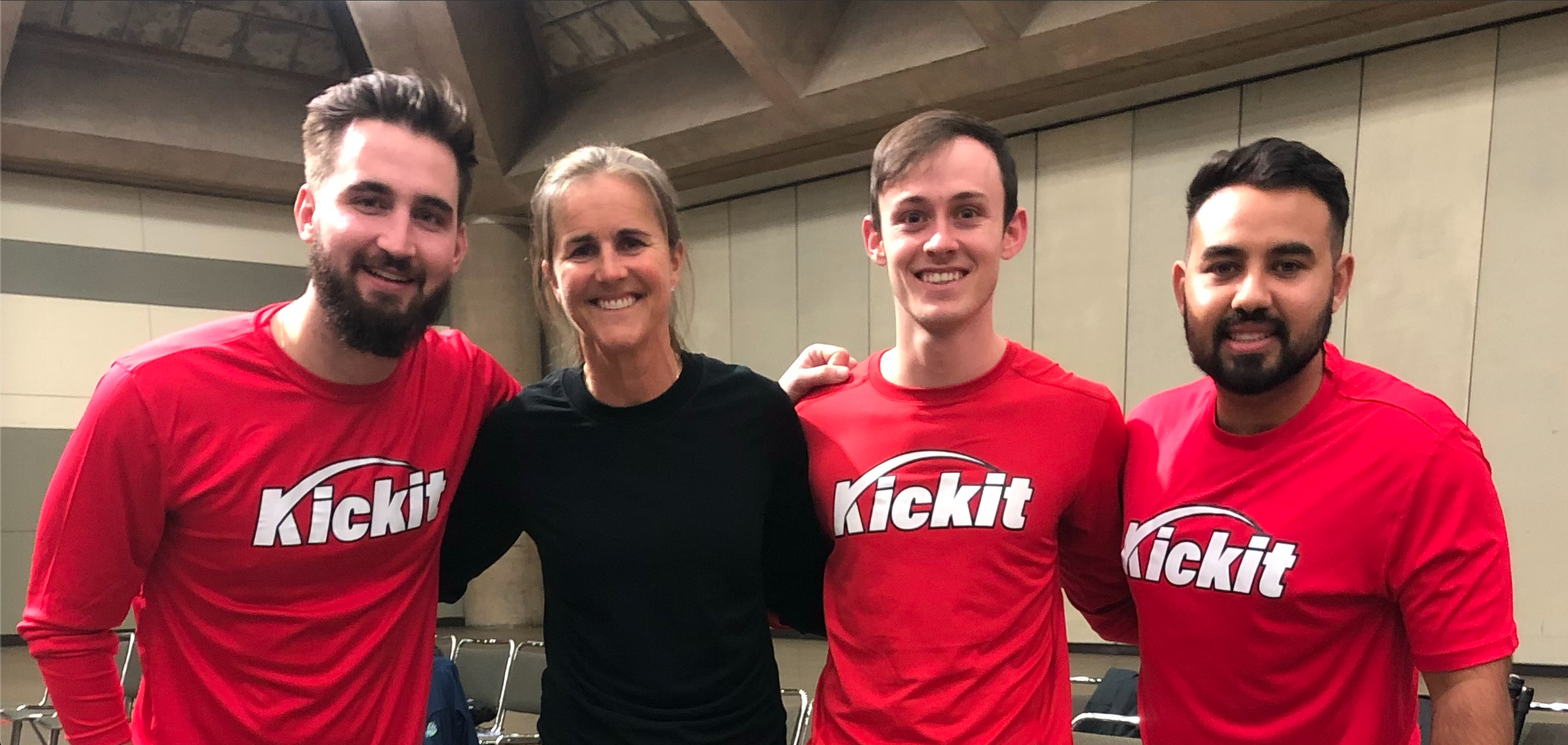 Kickit and Brandi Chastain