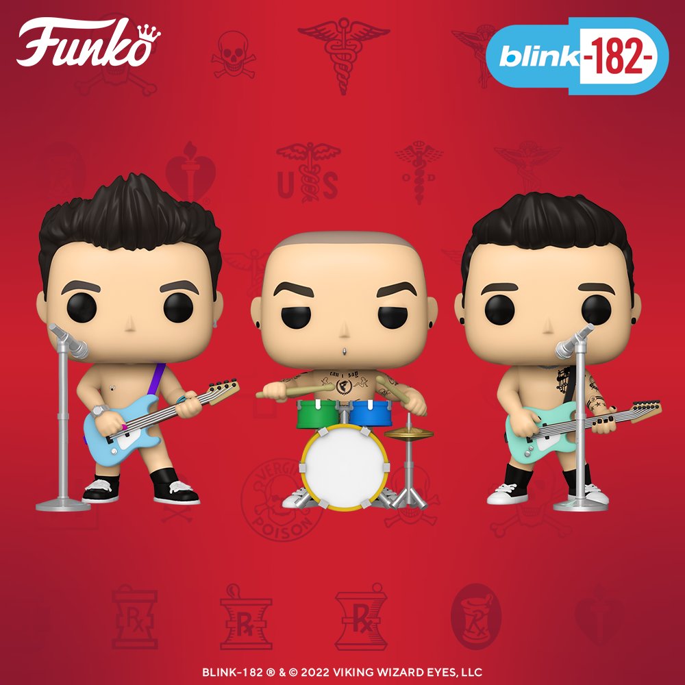 返品送料無料 レアFUNKO Blink Blink-182, POP! Blink Rocks: 182 格安 ...