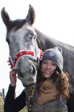 Equestrian scarf and hat