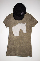 Dressage T-shirt by Equestrianista featured on Horses & Heels blog.