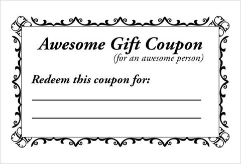 Equestrian Mother's Day Gift Coupon Template