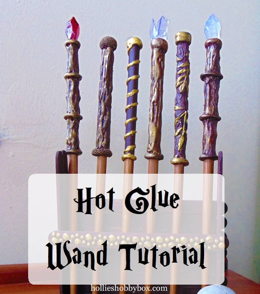 Harry Potter Wand with Hot Glue Gun Tutorial