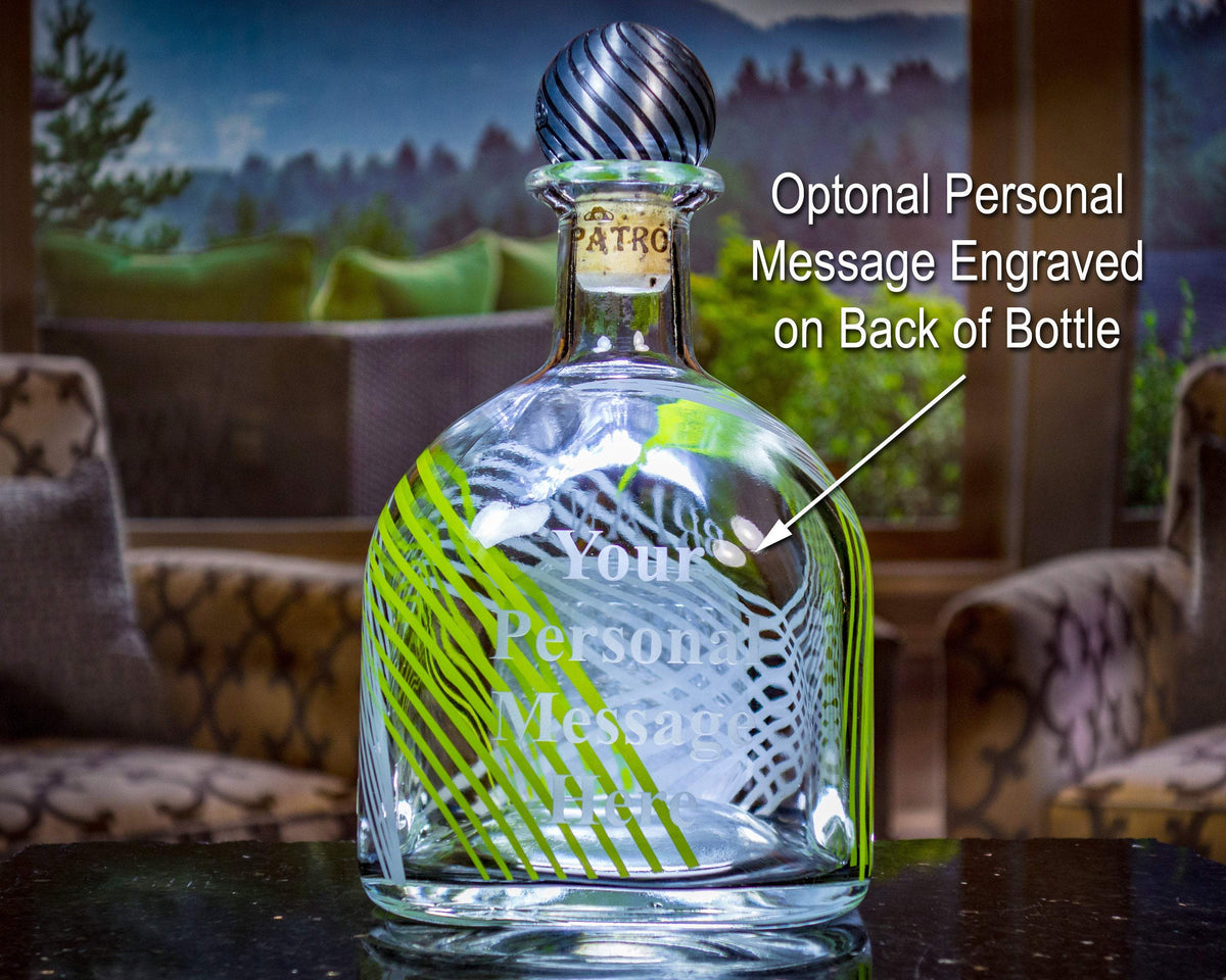 Patron Tequila Silver LimitedEdition Engraved