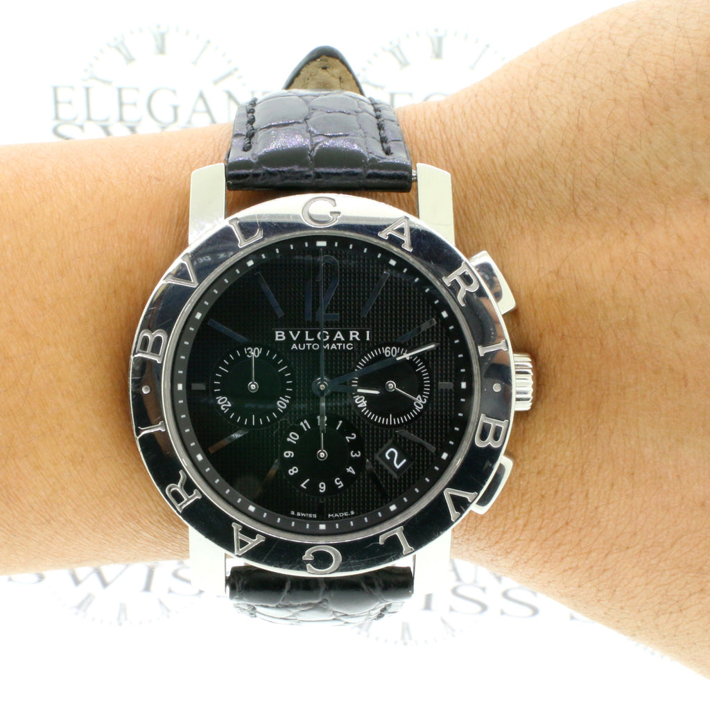 bvlgari stainless steel back water resistant prix