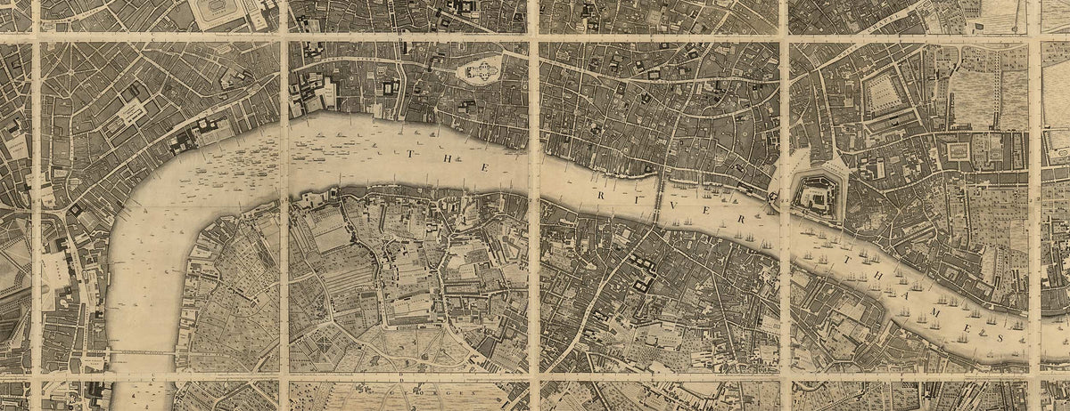 Roques Map Of London John Rocque's Maps Of London – The Unique Maps Co.