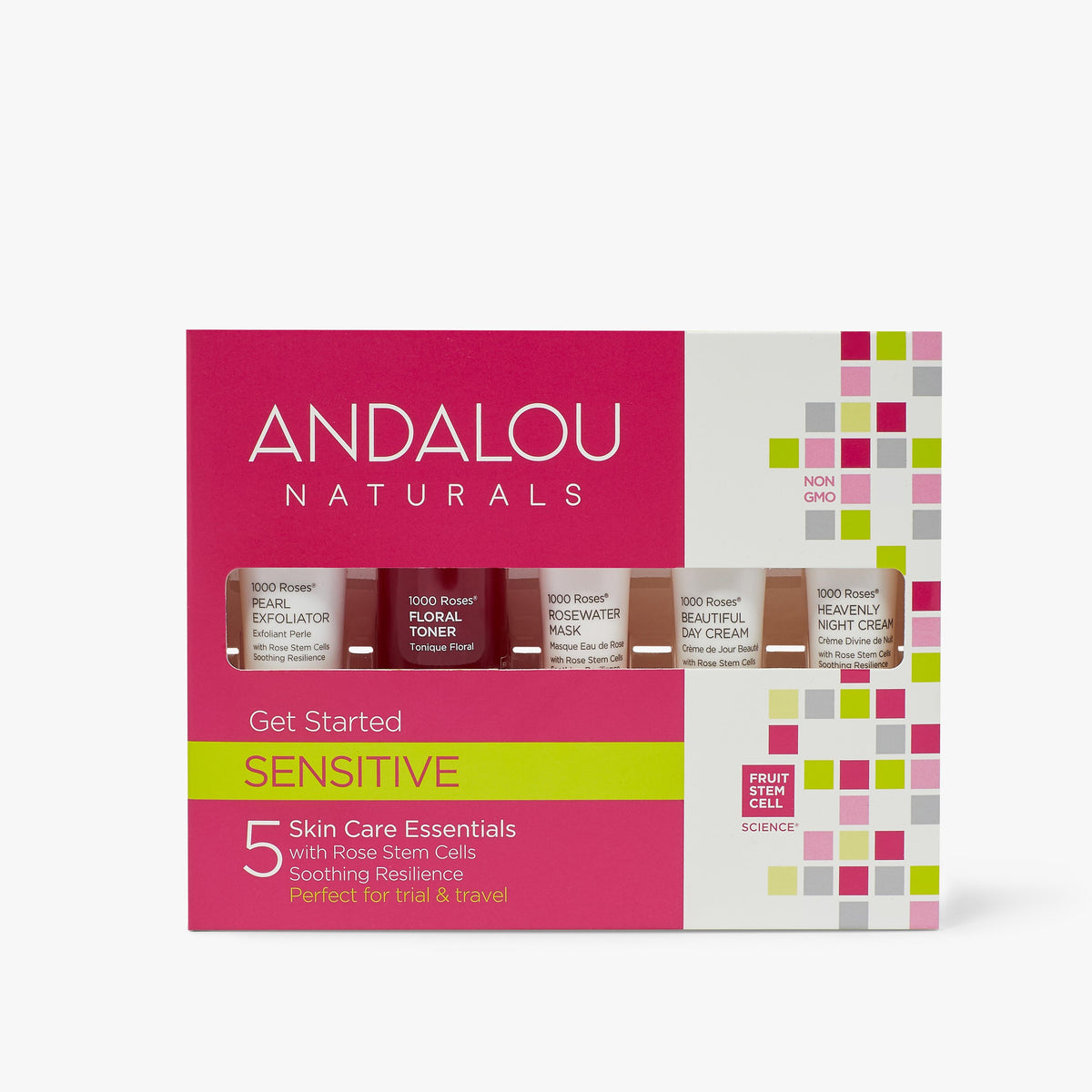 Sensitive 1000 Roses Get Started Kit - Andalou Naturals US