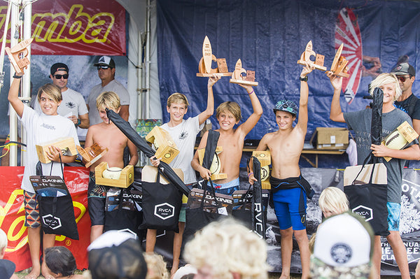 16th annual irons brother pine trees classic hanalei tamba surf company kauai boys winners