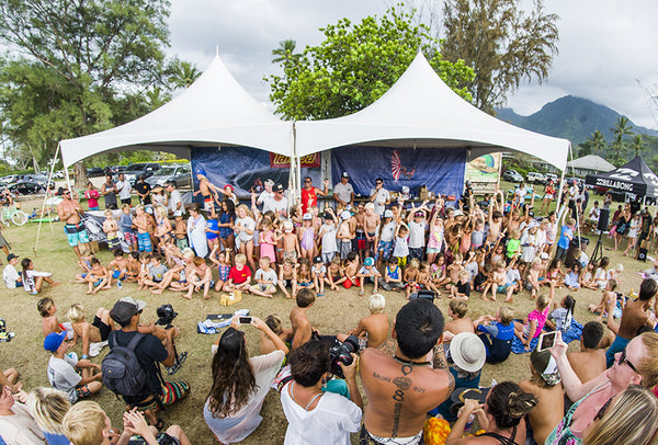 16th annual irons brother pine trees classic hanalei tamba surf company kauai keiki push in winners