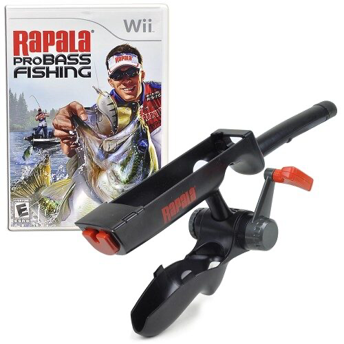 Rapala Pro Bass Fishing 2010 Fishing Rod Bundle Nintendo