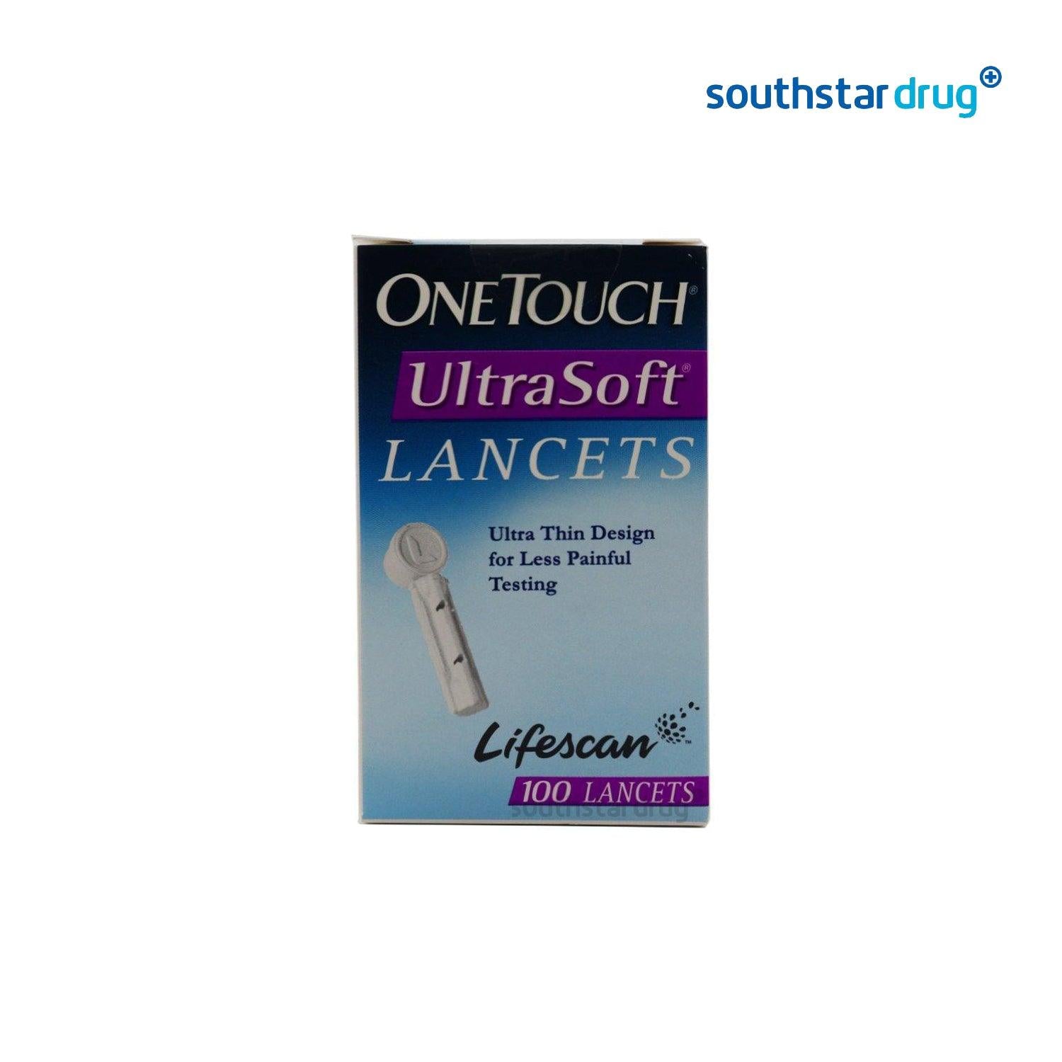 one touch ultra soft lancets price