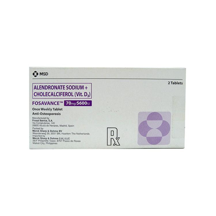 Buy Rx Fosavance 5600 Iu 70 Mg Tablet Online Southstar Drug