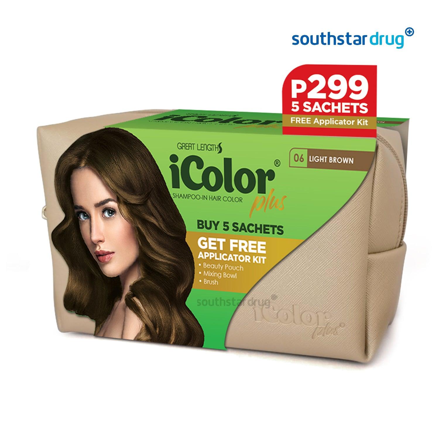 Buy Icolor Plus Light Brown 30 ml - 5s Online | Southstar Drug