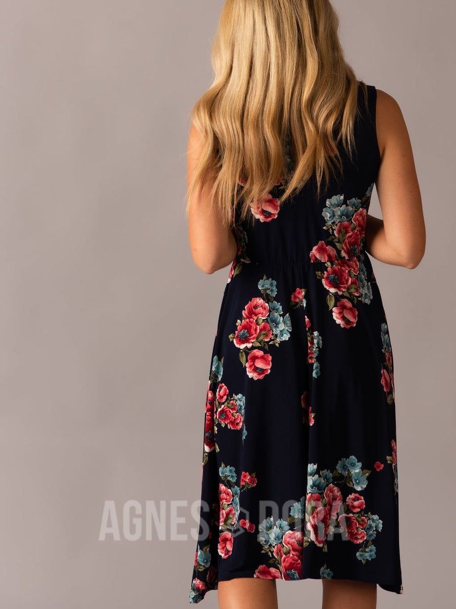 agnes and dora midi dress