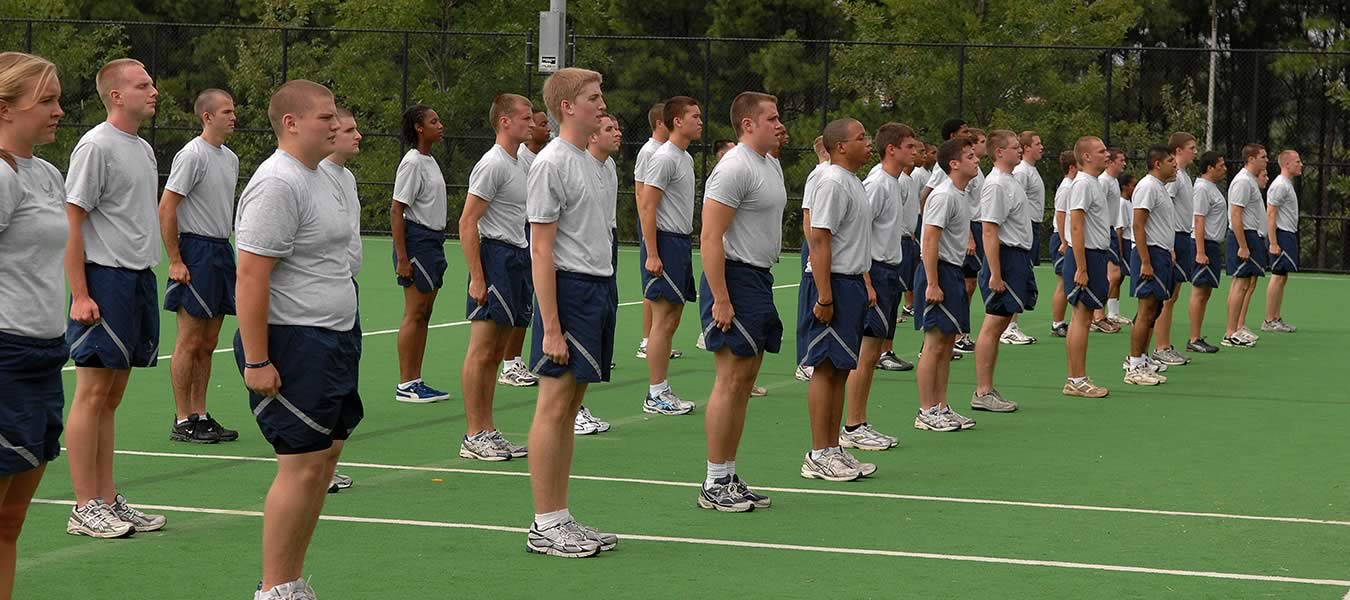 ROTC kids workout