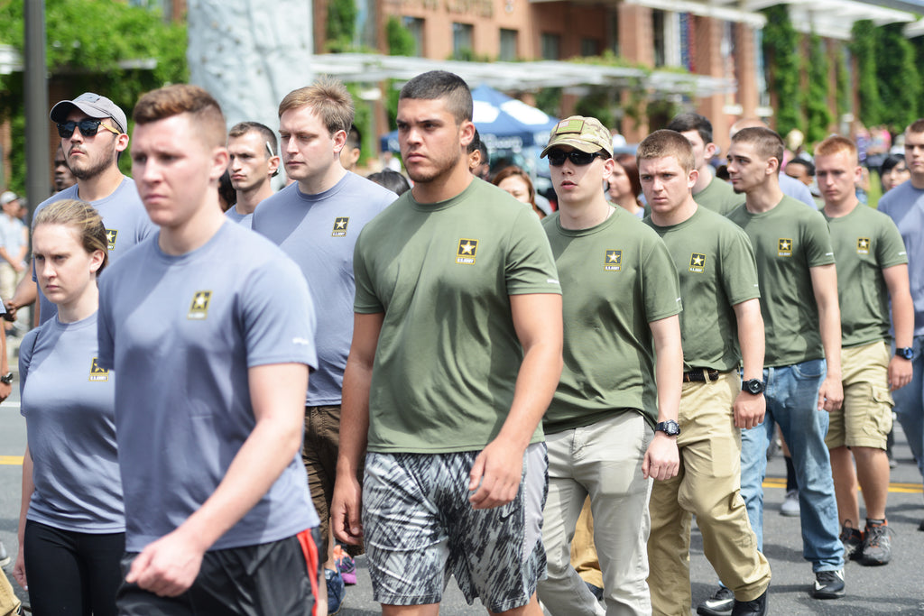 Army recruits motivated