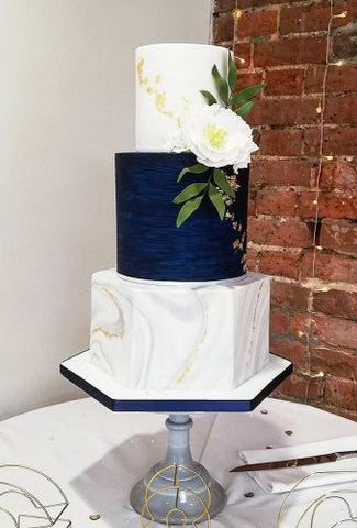 Blue Wedding Cake