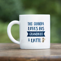 Thumbnail for Grandpa Latte 16 oz. White Coffee Mug - Main Image | My Wedding Favors