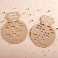 Thumbnail for Kraft Bridal Shower Game Card - Ring Shape (Set of 50) - Main Image | My Wedding Favors