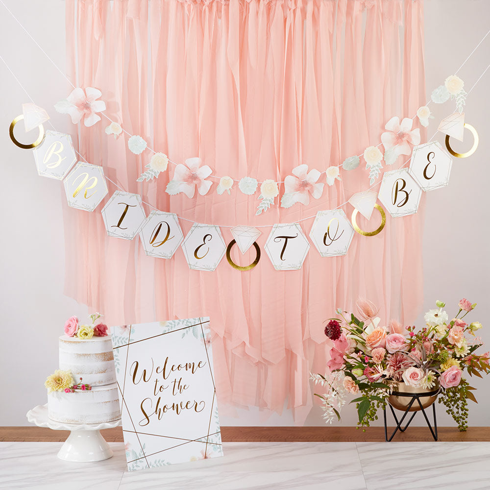 Geometric Floral Bridal Shower Kit - Main Image | My Wedding Favors