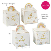Thumbnail for Boho Rainbow Baby Favor Box (Set of 24) - Alternate Image 6 | My Wedding Favors