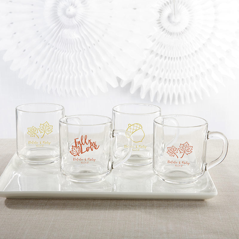 monogrammed glass coffee mugs