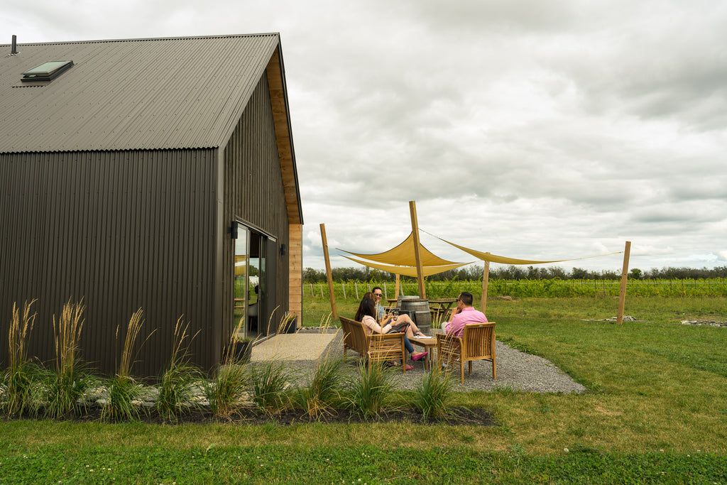 Outdoor Patio for Tasting at Trail Estate Winery