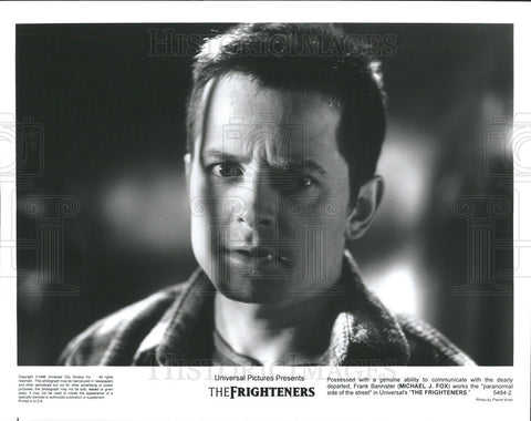 1996 Press Photo Michael J. Fox stars in "The Frighteners" - Historic Images