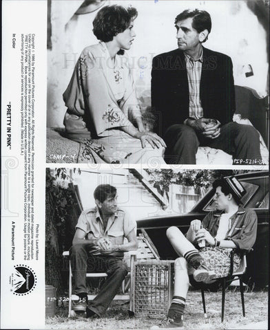 1986 Press Photo Pretty in Pink Harry Dean Stanton Molly Ringwald - Historic Images