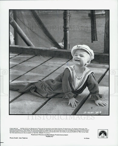 1980 Press Photo Wesley Ivan Hurt in "Popeye" - Historic Images