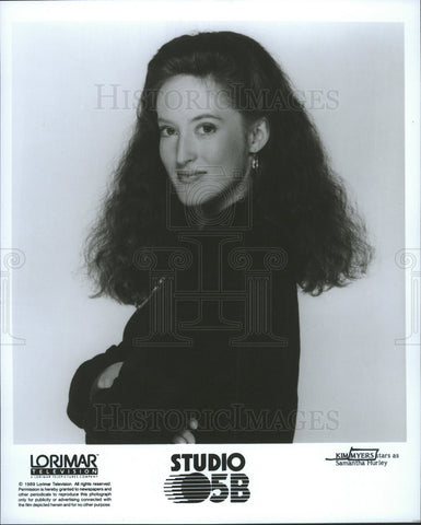 1989 Press Photo Kimberly S. "Kim" Myers American Film Television Actress - Historic Images