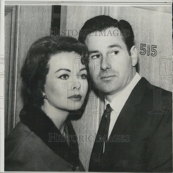 Actress Jeanne Crain And Her Husband Paul Brinkman 1960