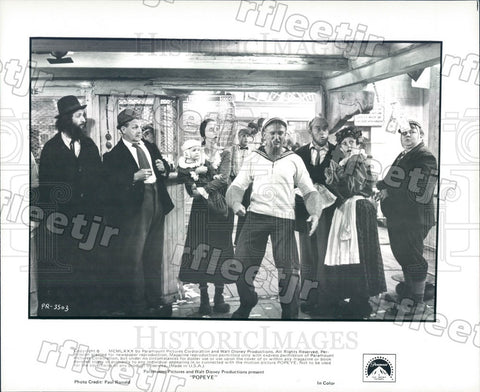 1980 Actors Shelley Duvall & Robin Williams in Film Popeye Press Photo adx877 - Historic Images
