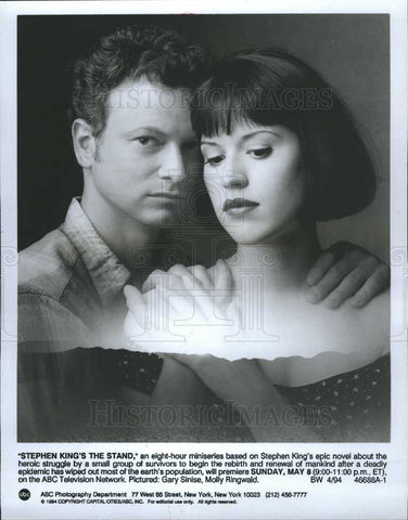 1994 Press Photo Stephen King Stand TV Sinise Ringwald - Historic Images