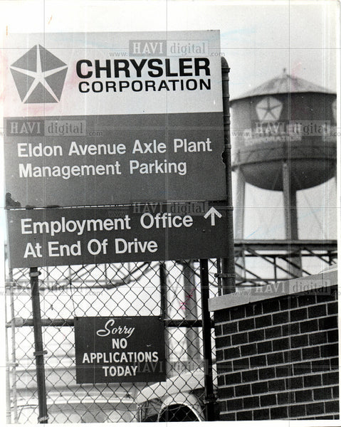 Chrysler corporation employment #1