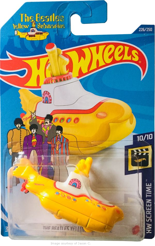 hot wheels yellow submarine price