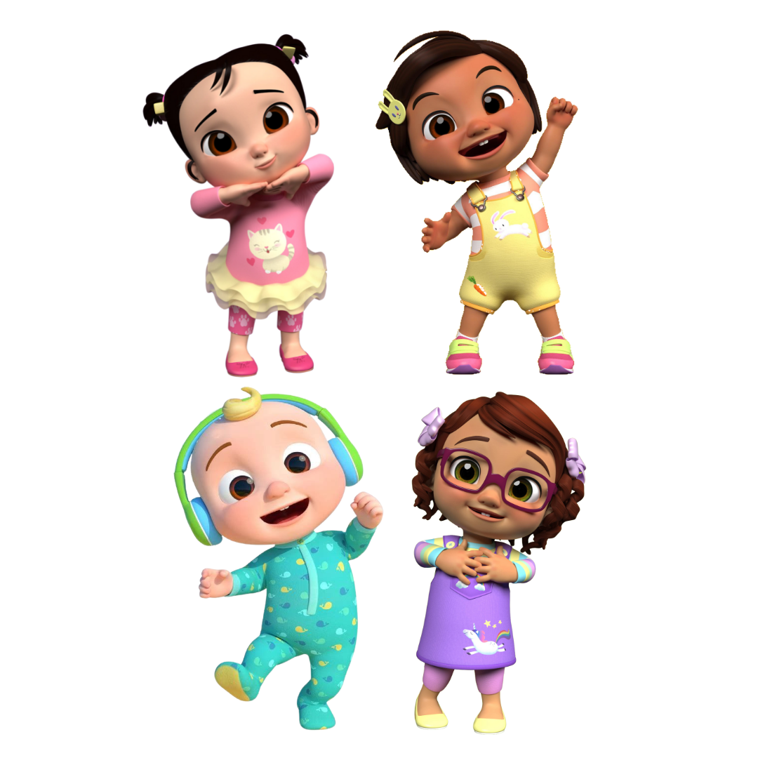 Cocomelon Characters Names Bella Cece Nico